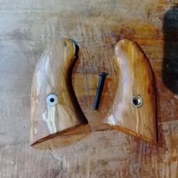 Plaquettes crosse en merisier "déclassé" remington 1858 pietta