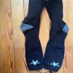 chaussettes chauffantes taille club avec batterie pointure 42/43