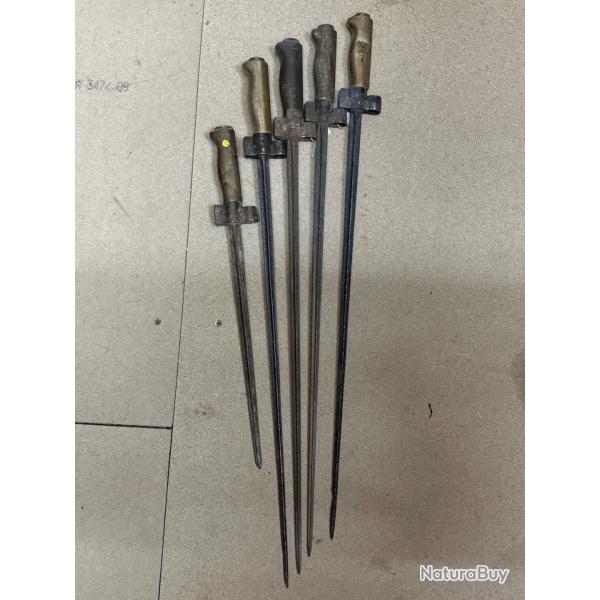 5 ba�onnettes Lebel