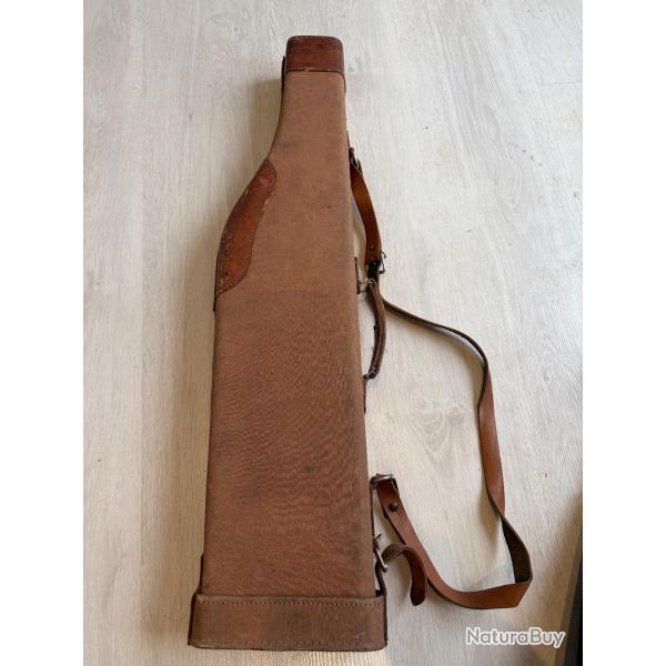 Jambon toile brique et cuir