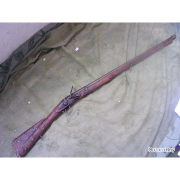 fusil de traite � silex canon 95 cm