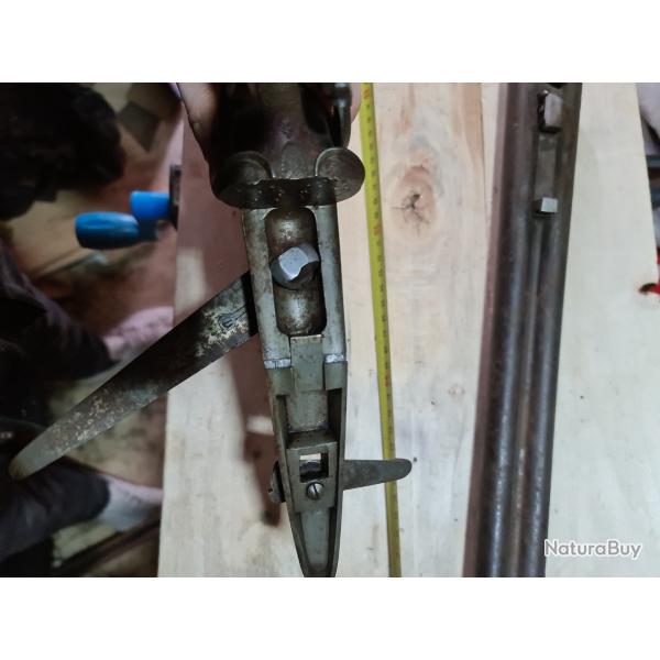 Fusil  broche calibre 16 complet  restaurer