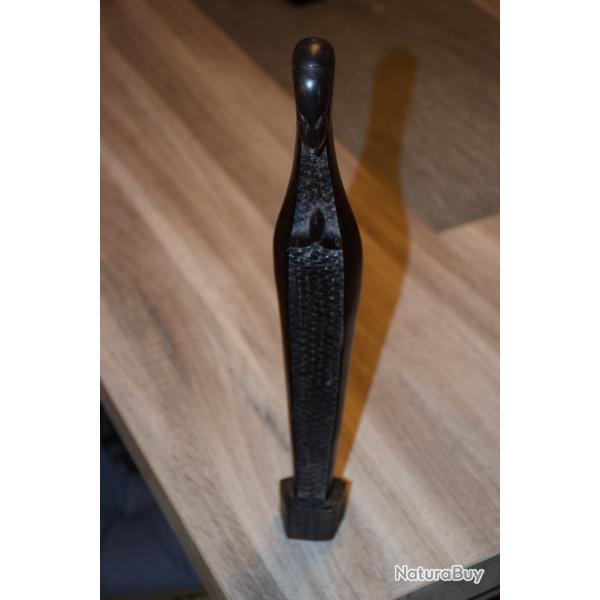 Statuette Vierge en Eb�ne Sculpt�