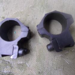 montage fixe pour lunette 25 mm rail  11 mm