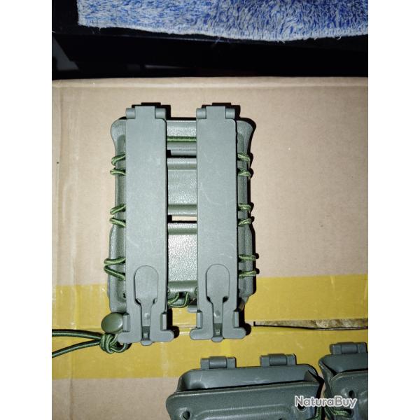 Lots de 4 Porte chargeur rigide M4 ou M14