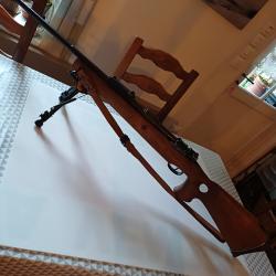 Carabine MAUSER Kar K98, crosse ergonomique, calibre 243W.