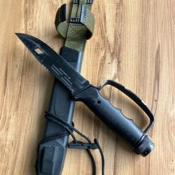 Couteau de survie Marto Brewer Explora noir