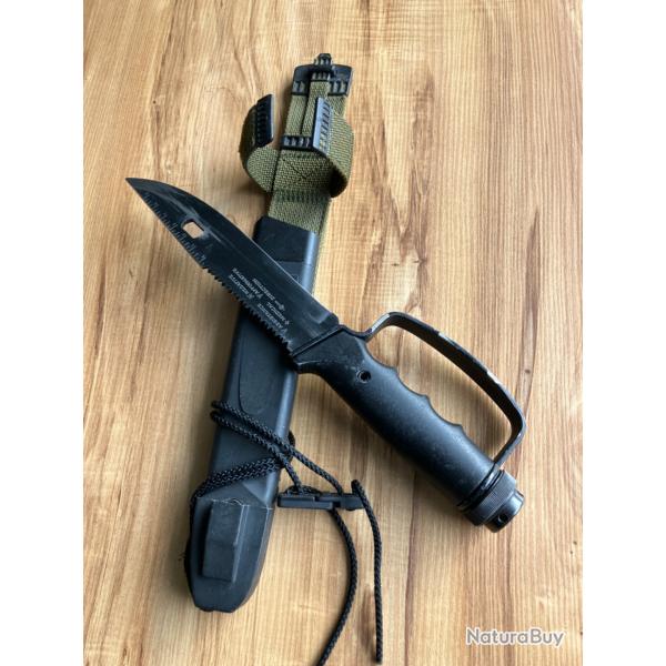 Couteau de survie Marto Brewer Explora noir