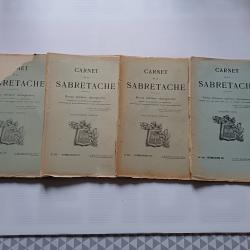 Carnets de la Sabretache, 4 &eacute;xemplaires