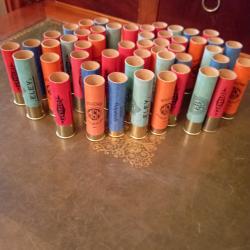 &Eacute;tuis amorc&eacute;s cartouches calibre 20