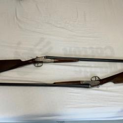 Paire de fusils SHERWOOD CALIBRE28/70 comme neuf avec étui Alexandre Mareuil