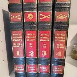 Encyclopédie 4 volumes - Histoire universelle des armées