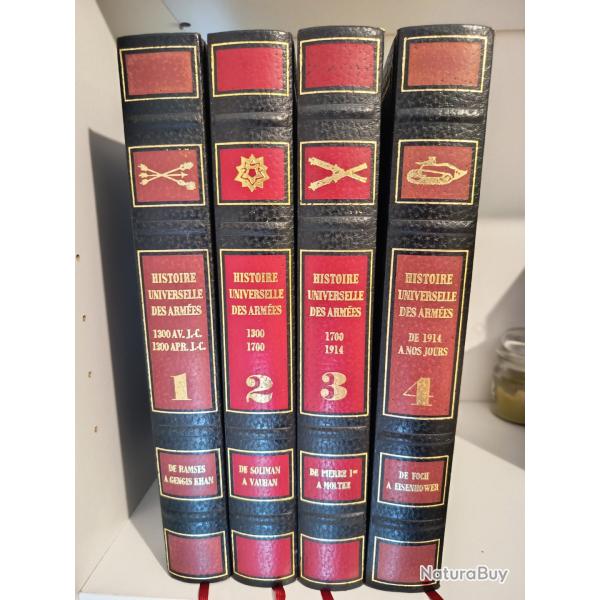Encyclopdie 4 volumes - Histoire universelle des armes