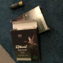 2 boitesMunitions Rottweil Cal.12/76 Game Edition Steel Oie 35gr par 10