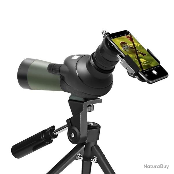 Longue-Vue HD 12-36x50 - FMC BAK4, tanche IPX7 Observation Oiseaux Tir Cible Camping