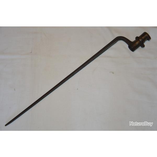 BAIONNETTE A DOUILLE Mle 1841-HOLLANDE & BELGIQUE-FUSIL A SILEX DERIVE DU 1822-PERIODE 1822/1850