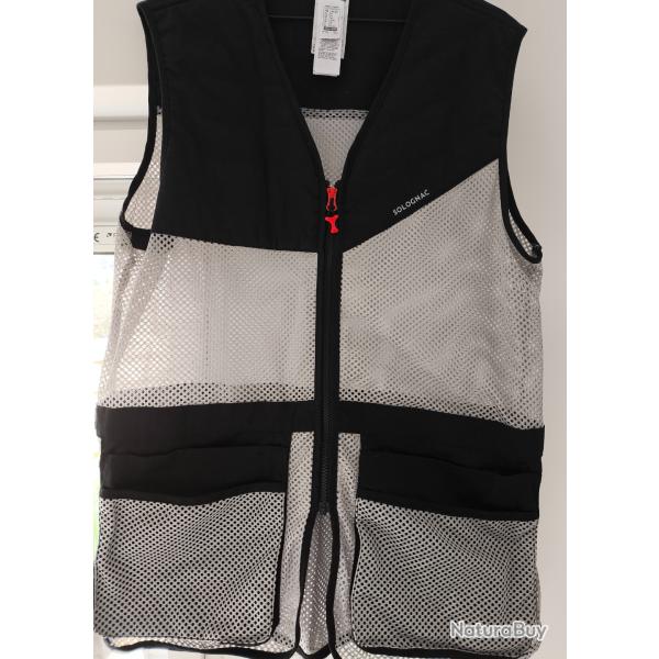 Gilet de ball trap Decathlon, Solognac, taille xlJamais servi !!