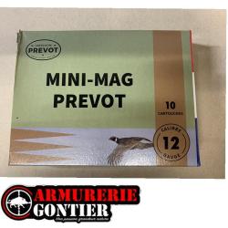 Cartouches PREVOT MINI MAG 42g 12/70 N&deg;8D/9 bourre grasse
