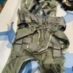 Harnais parachute si&egrave;ge pilote avion de chasse US Air Force