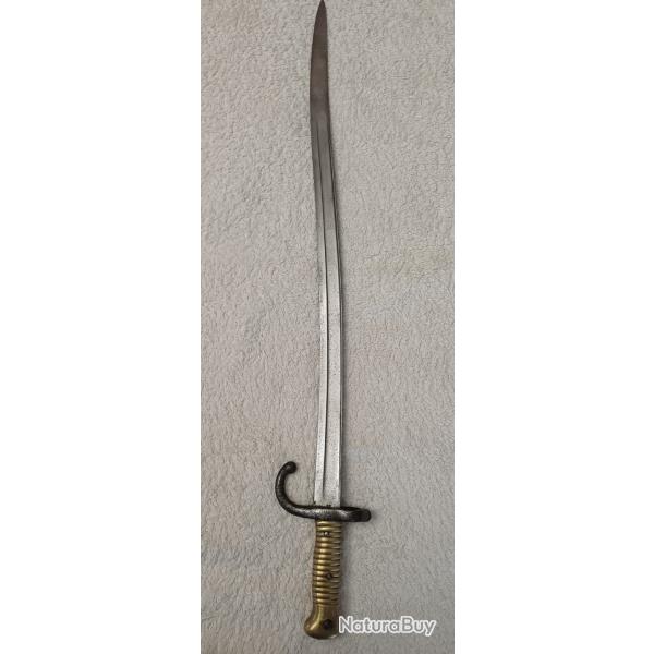 Baionnette Chassepot ( sans fourreau ) France.