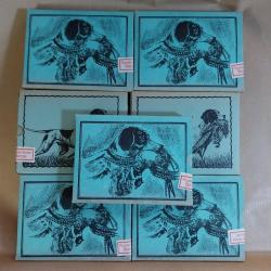 Lot de 7 boîtes de cartouches à broche calibre 16.