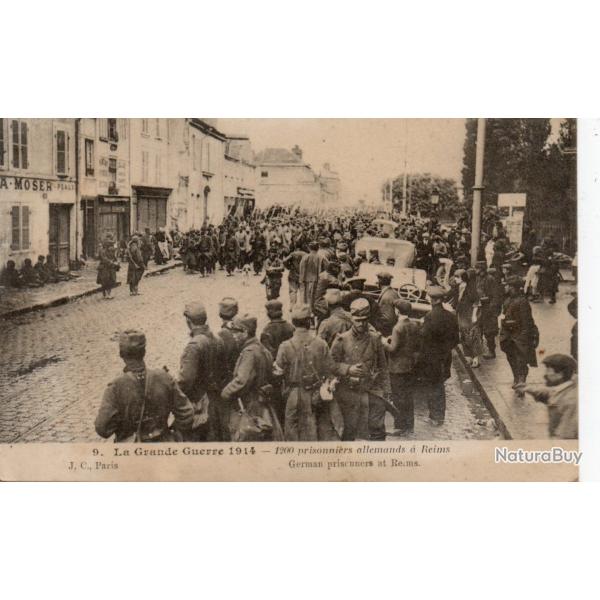 CPA -La Grande Guerre  1914- 1200Prisonniers Allemands a Reims N�4342