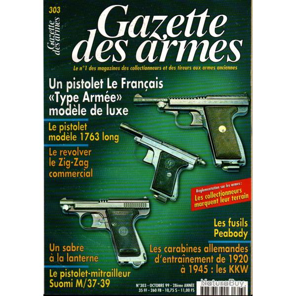 gazette des armes 303, fusils peabody, le franais type arme, hache pistolet , finlande m/37-39,