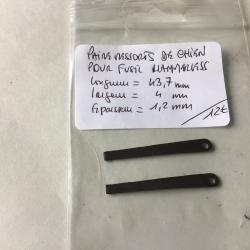 VENDU PAR LE-CUIRASSIER PAIRE DE RESSORTS DE CHIEN FUSIL HAMMERLESS CAL 12/16