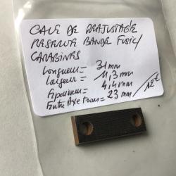 VENDU PAR LE-CUIRASSIER CALE DE RÉAJUSTAGE RÉSERVE DE BANDE FUSILS/ CARABINES