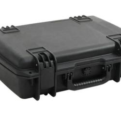 Valise vol polypropylène noir 50,5x37x14,5 cm rigide avec mousse
