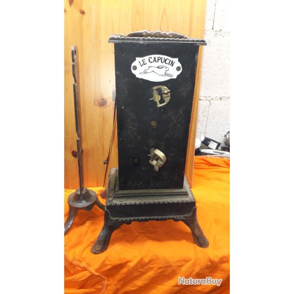 TOURNEBROCHE DE CHEMINEE MECANIQUE LE CAPUCIN