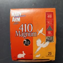 Cartouche 410 magnum 19g
