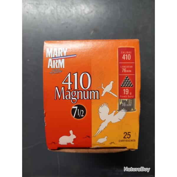 Cartouche 410 magnum 19g