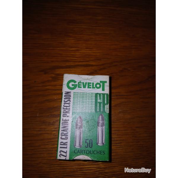 Ancienne boite 22lr Gevelot GP