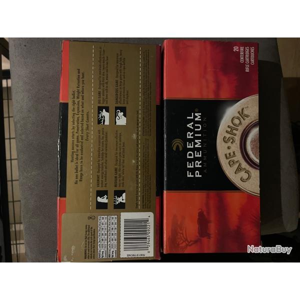 Cartouche Federal Premium 375  H&H Mag.