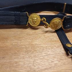 Ceinturon militaire porte-sabre de grande tenue d'officier de l'armement