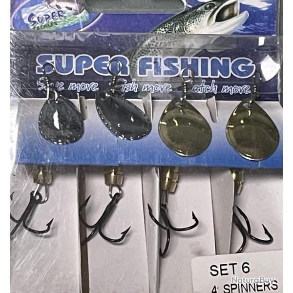 SET DE 4 CUILLERES AVEC TRIDENTS