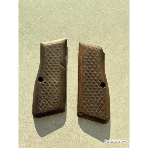 Paire de plaquettes pour GP 35 en bois