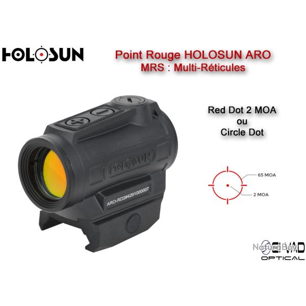 Point Rouge HOLOSUN ARO MRS - Version Chasse - Multi-Rticules