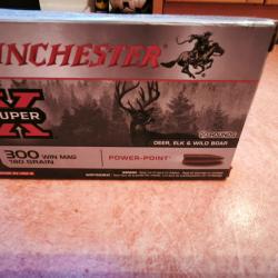 Cartouches winchester 300 WIN 180 grains power Point
