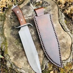 Couteau Bowie forg&eacute; old west par KnifeN France de collection ou le camp model unique