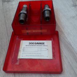 JEU D'OUTILS LEE CALIBRE 300 SAVAGE