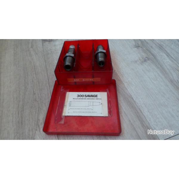 JEU D'OUTILS LEE CALIBRE 300 SAVAGE