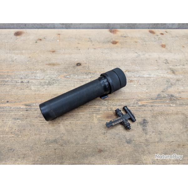 Authentique Silencieux Russe PBS-1 pour AK47 / AKM + hausse spcifique - 364578