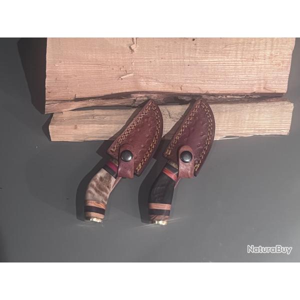 ! DESTOCKAGE ! 2 couteaux damas