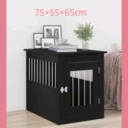 Cage/ Meuble pour chien 75×55×65cm , spacieuse et élégante ( livraison gratuite ) .