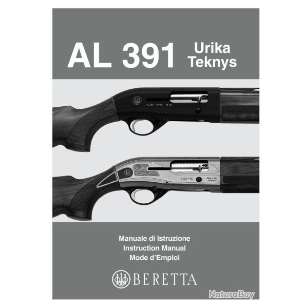 BERETTA AL391 URIKA TEKNYS (notice en anglais)