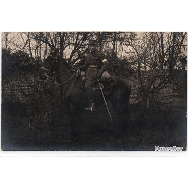 CPA -Photo - SOLDAT CAVALIER CHEVAL-  N�4347