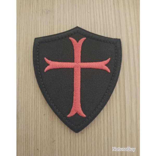 patch cusson brod velcro scratch templier diamtre 8/6cm templier moyen ge