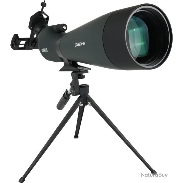 Longue Vue Puissante 25-75x100mm HD BAK4 FMC Trpied Adaptateur Tlphone Observation Oiseaux/Tir